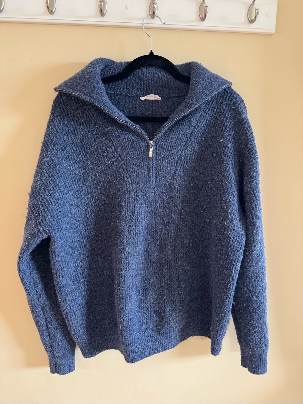 Sage Quarter-zip Sweater